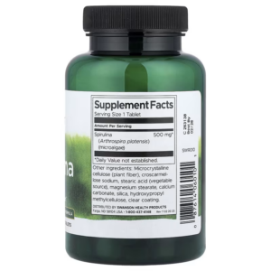 Swanson Spirulina Greens & Superfoods Antioxidant Support 500 mg 180 Tablets