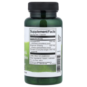 Swanson Turmeric Ashwagandha Ginseng Complex 60 Capsules