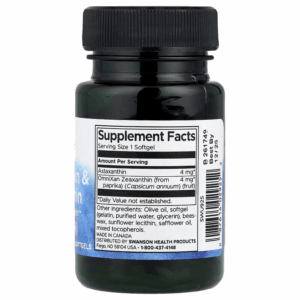 Swanson Astaxanthin & Lutein & Zeaxanthin Eye and Vision Health 60 Softgels - Görsel 2
