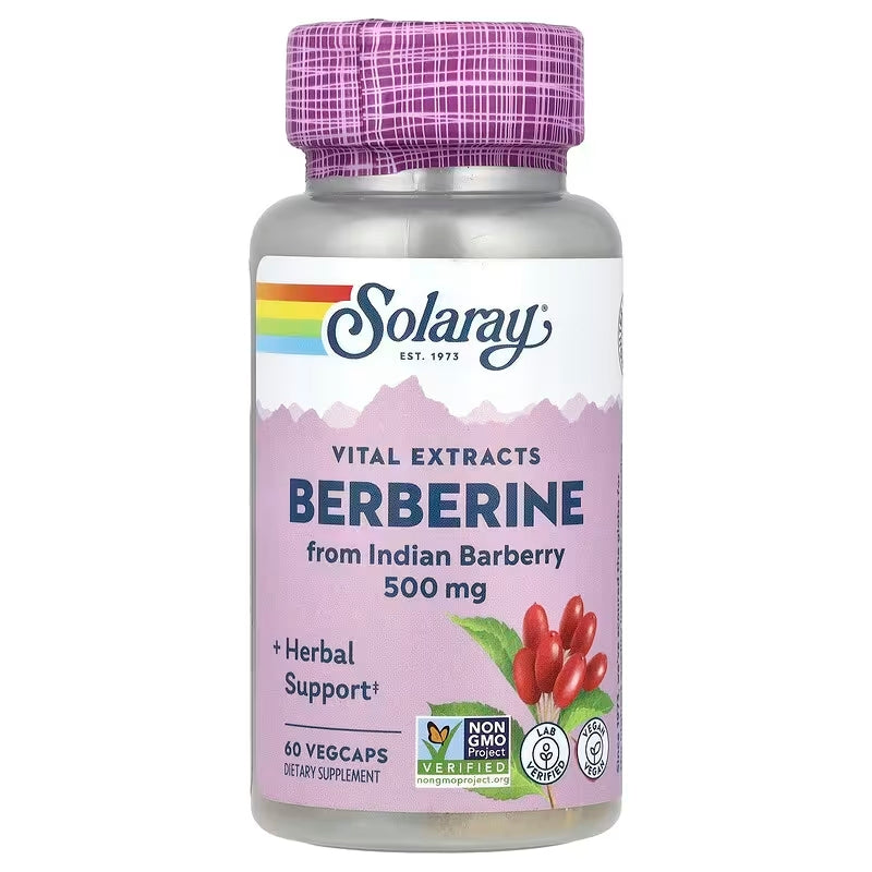 Solaray, Vital Extracts, Berberine, 500 mg, 60 VegCaps - Görsel 2