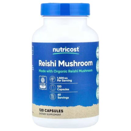 Nutricost Organic Reishi Mushroom 120 Capsules