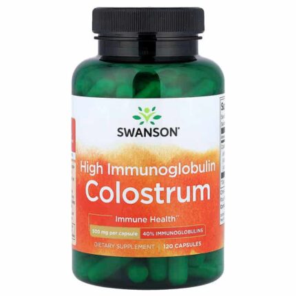 Swanson Vitamins High Immunoglobulin Colostrum Immune Health 120 Caps