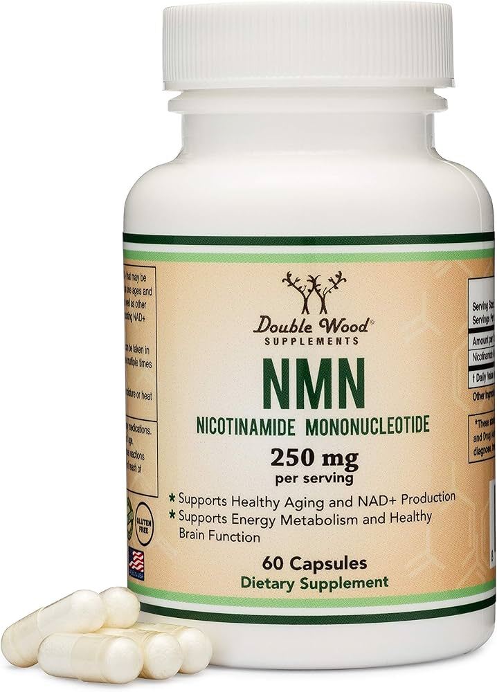 DOUBLE WOOD NMN NAD+ Nicotinamide 60 Caps