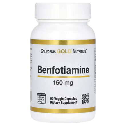 California Gold Nutrition B1 Benfotiamine 150 Mg - 90 vegan Kapsül