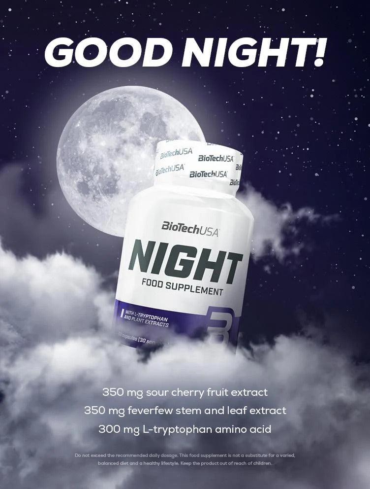 BIOTECH USA Night Tryptophan- 60 caps - Görsel 3