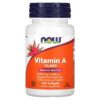 Now Foods Vitamin A 10,000 IU 100 Softgels