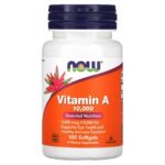 Now Foods Vitamin A 10,000 IU 100 Softgels