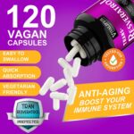 VIVALIFER Resveratrol+Vitamin C Anti-Aging Immune, Cardiovascular Joint 500mg+120mg 120 Caps - Görsel 5