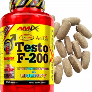 Amix AmixPro TestoF-200 Daa Aspartic Acid + Tribulus + Maca + Akg Arginine / 250 Tabs
