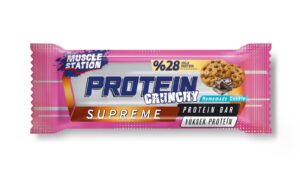 Muscle Station Musclestation Supreme Crunch Ev Kurabiyesi Çikolata 12li kutu - Görsel 3
