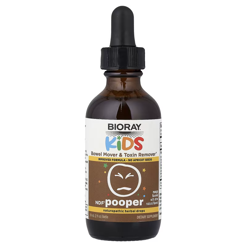 Bioray Kids NDF Pooper Children’s Digestive Support Mango 2 fl oz 59 ml