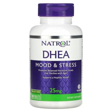 Natrol DHEA 25 mg 300 Tablet - ABD MENŞEİ