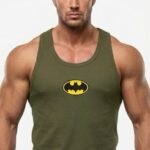Batman Baskılı Fitilli Beast Mode Yeşil Atlet