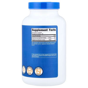 Nutricost Potassium Citrate + Magnesium Citrate 240 Capsules - Görsel 2