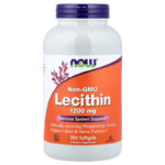 NOW Foods Lecithin Phospholipids Brain Choline 200 Softgels