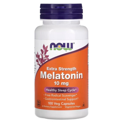 Now Foods Extra Melatonin 10 mg, 100 Veg Caps