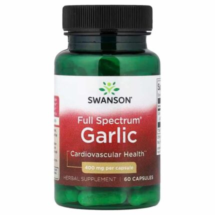 Swanson Full Spectrum Garlic 400 mg 60 Capsules