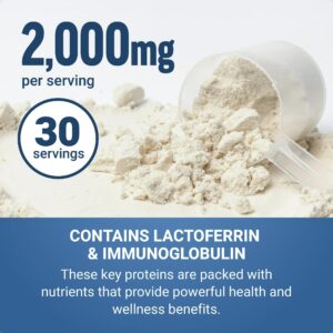 Force Factor Awesome Bovine Gut İmmune Colostrum Powder Pasture Raised Grass Fed 30 Servings - Görsel 4