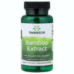 Swanson Bamboo 70% Silica Extract Hair Skin & Nails 60 Vegan Capsules