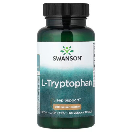 Swanson L-Tryptophan Sleep Support 500 mg 60 Capsules