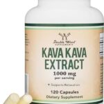 DOUBLE WOOD Kava Kava Extract 1000 Mg 120 Caps