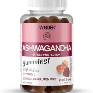 Weider Ksm66 Ashwagandha + C vitamin (Şekersiz) – 40 gummies
