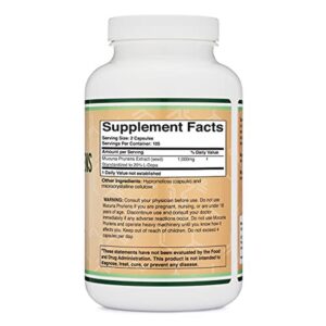 DOUBLE WOOD Dopa Mucuna Pruriens 1000 Mg 210 Caps - Görsel 2
