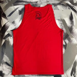 Centurion Labz Vintage Centurion Labz Tasarımlı Kırmızı Tank Fitnes Atlet - Görsel 2