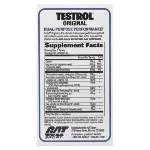 GAT Testrol Tribulus+Dopa Mucuna+Saw palmetto+Ginkgo biloba Testo booster Original 60 Tablet - Görsel 3