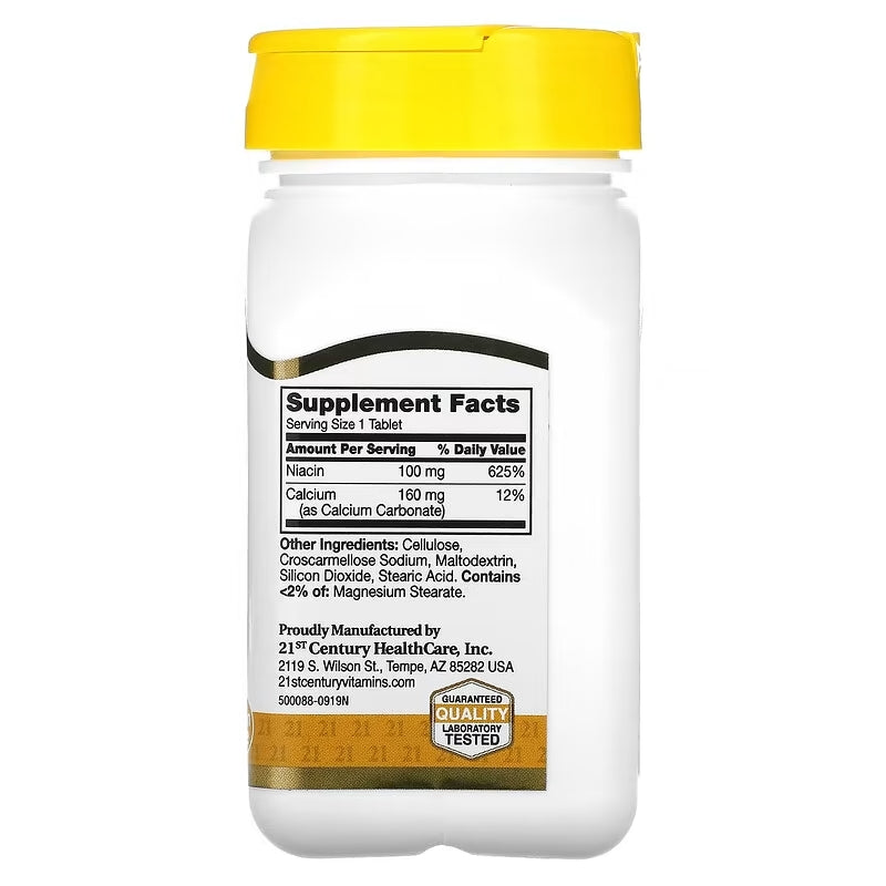 21st Century Vitamin B3 Niacin 100mg 110 Tablet - Görsel 3