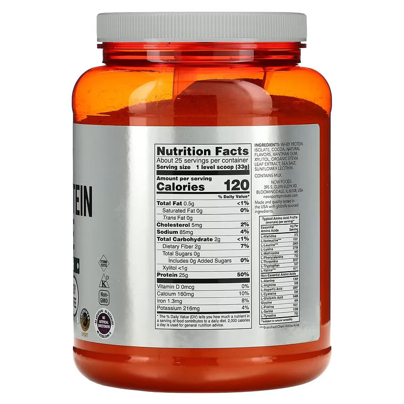 NOW Foods Sports Whey Protein Isolate 816 Gram - Görsel 4