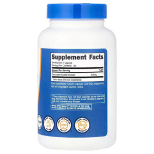 Nutricost Ox Bile 500 mg Gut Health 120 Capsules - Görsel 2