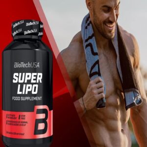 BioTech USA Super Lipo Fat burner (HCA+L-carnitine+Green tea+CLA+Garcinia cambogia) 120 tablets