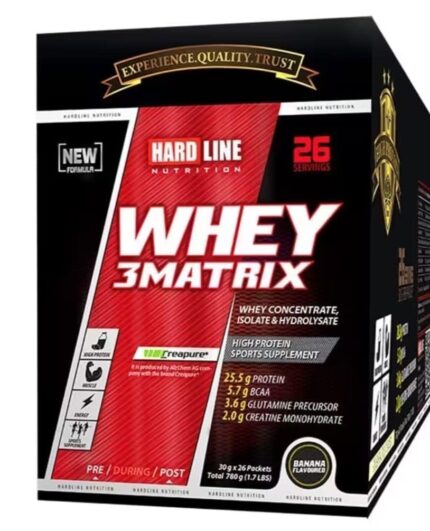 Hardline Whey 3 Matrix 30 Gr 26 Saşe Çilek
