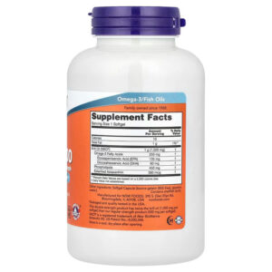 NOW Foods Krill Oil Omegas & Fish Oils EPA DHA 1000 120 Softgels - Görsel 2