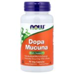 NOW Foods Dopa Mucuna Focus & Memory Formulas 90 Plant-Based Caps