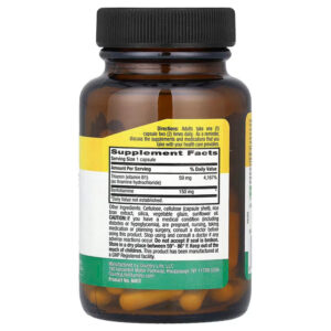 Country Life Benfotiamine With B1 Thiamin, 150 mg, 60 Vegan Capsules