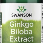 Swanson Ginkgo Biloba Brain and Nervous System Health 60MG 120 Caps