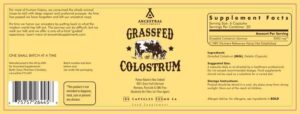 Ancestral Supplements Grass Fed Beef Colostrum Supplement, 3000 mg, 180 Caps - Görsel 5