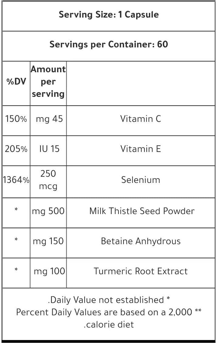 Kevin Levrone Gold Liver Support (Milk Thistle+Turmeric+Selenium) - 60 caps - Görsel 2
