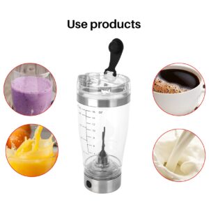 Elektrikli Electric Shaker Bottle Protein tozu otomatik Shaker şişe sızdırmaz mikser 450ml - Görsel 3