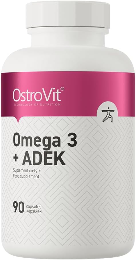 OstroVit Omega 3 + ADEK+Vitamin A, D , E, K 90 caps - Görsel 2