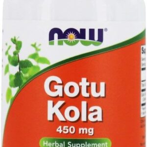 Now Foods Gotu Kola Ayurvedic 450 mg 100 Caps