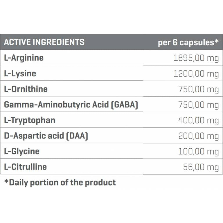 Trec Nutrition GH UP Daa + Gaba Night Formula 120 Caps