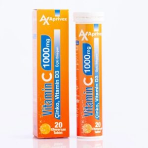 ÇİNKO VİTAMİN D3 VİTAMİN C1000 MG