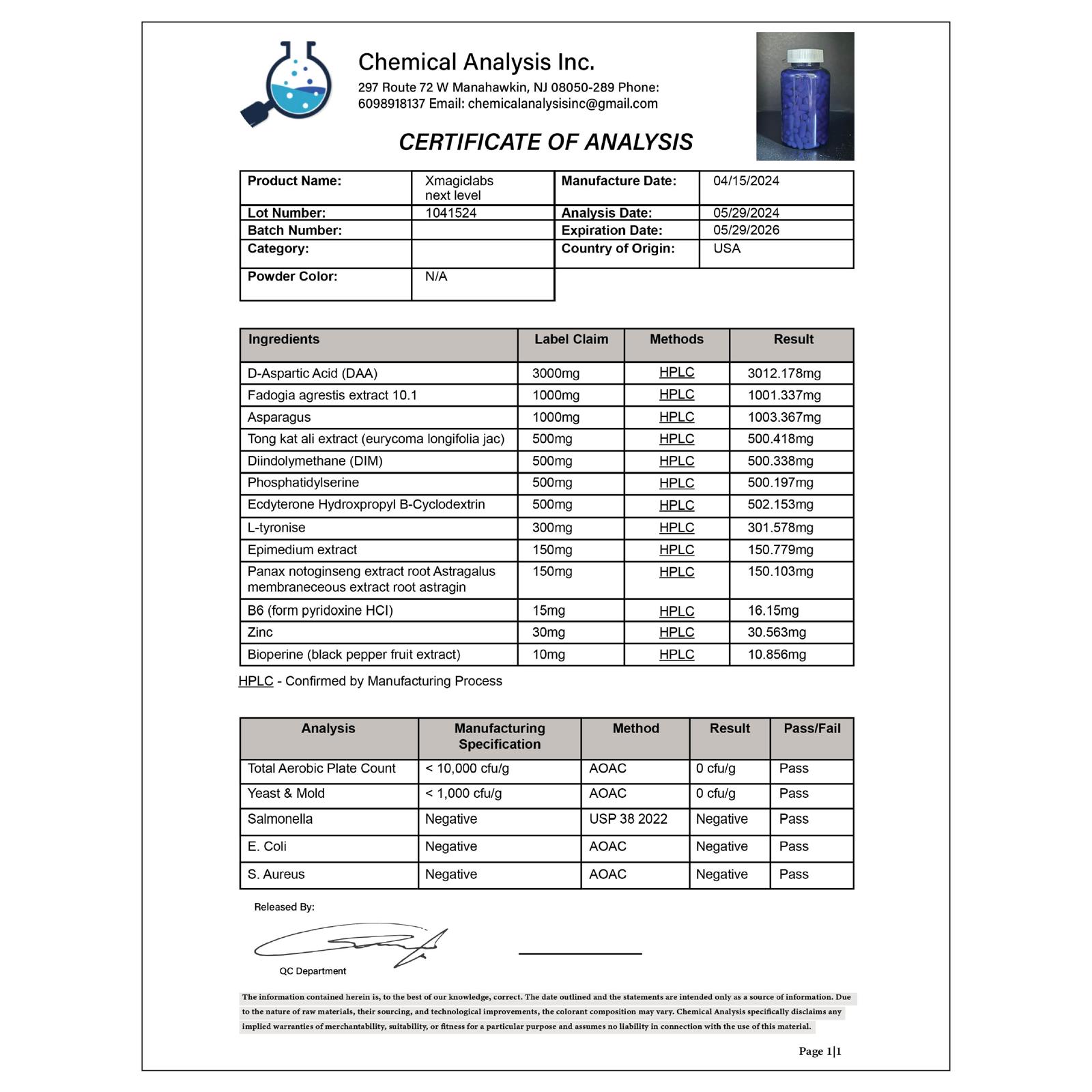 XMagiclabs NEXT LEVEL Testo Booster Daa Fadogia agrestis Tongkat Ali 240 Kapsül - Görsel 3