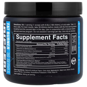 JNX Sports The Ripper! Fat Burner Pre-Workout Blue Raspberry 150 g - Görsel 2