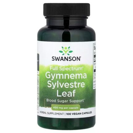 Swanson Full Spectrum Gymnema Sylvestre Leaf Blood Sugar Support Traditional Ayurvedic 100 Caps