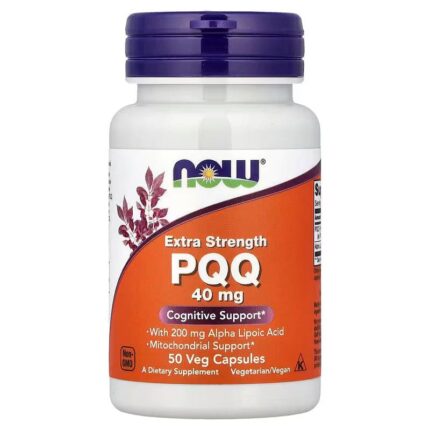 NOW Foods PQQ With Alpha Lipoic Acid Brain & Cognitive 50 Veg Capsules