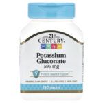 21st Century Potassium Gluconate Mineral Balance Support 595 mg 110 Tablets